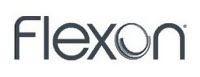 The image is a logo for FLEXON, which appears to be a brand name.