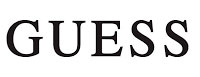 The image displays a logo with the word  GUESS  in uppercase letters, suggesting it is related to a brand or company.