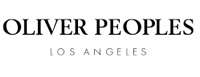 A logo for Oliver Peoples, a luxury eyewear brand, with text reading  Oliver Peoples  and the location  Los Angeles  beneath it.