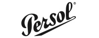 The image displays a logo with the word  PERSOL  in stylized lettering, accompanied by a small graphic design element.